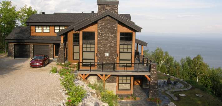 Arriving at Ilaali, after a nice outing in Charlevoix. - Cottage for rent Charlevoix