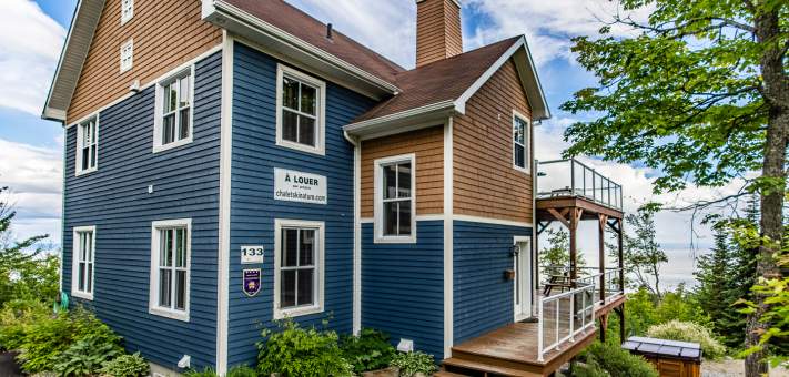 Chalet Ski Nature facing the river - Cottage for rent Charlevoix