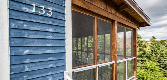 Screen porch - Cottage for rent Charlevoix
