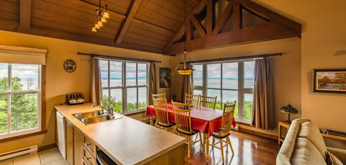 Salle à manger 133 Haut - Cottage for rent Charlevoix
