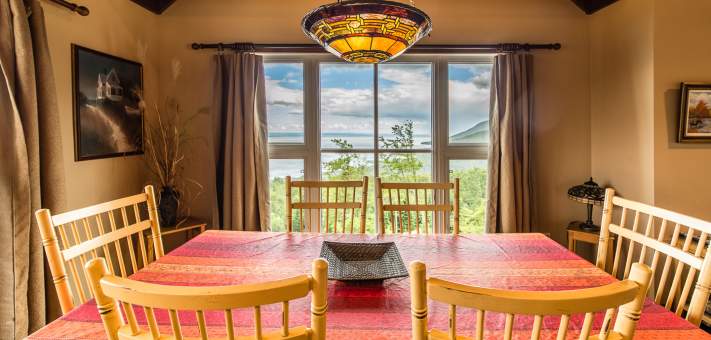Dining room - Cottage for rent Charlevoix