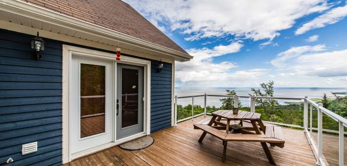 Balcony - Cottage for rent Charlevoix
