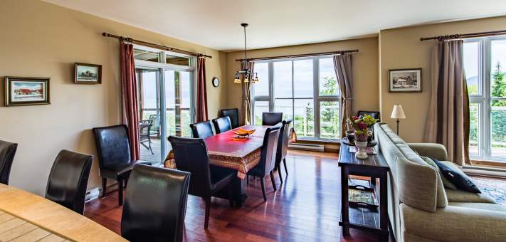 Dining room - Cottage for rent Charlevoix