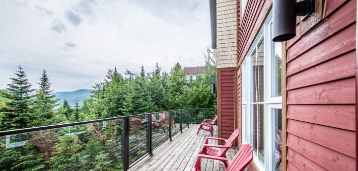 Balcony - Cottage for rent Charlevoix