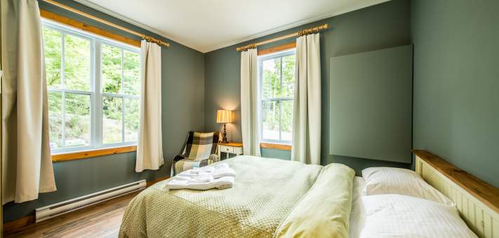 Chambre #2 dans chaque condo - Chalet à louer Charlevoix