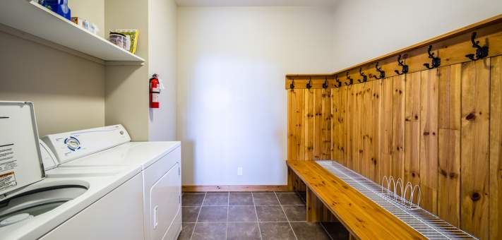 Rangement dans chaque condo - Chalet à louer Charlevoix