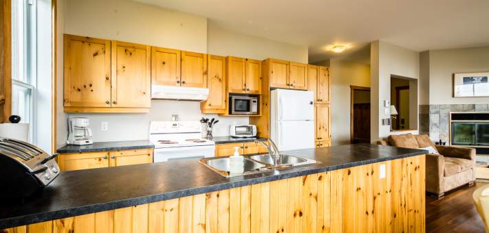 Cuisine dans chaque condo - Chalet à louer Charlevoix