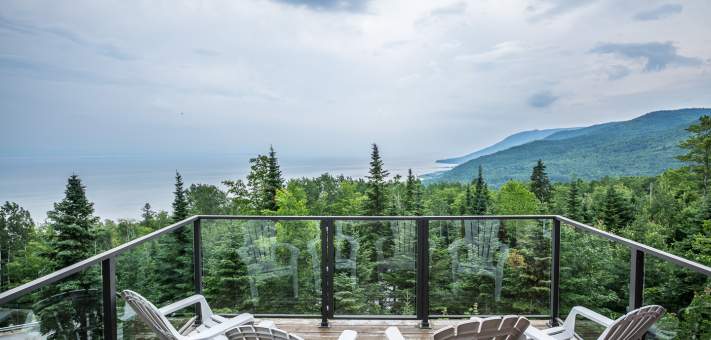 Balcon d'en haut - Chalet à louer Charlevoix