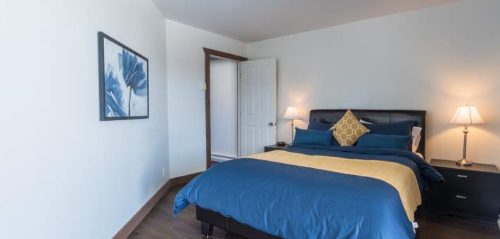 Chambre avec accès au spa - Chalet à louer Charlevoix