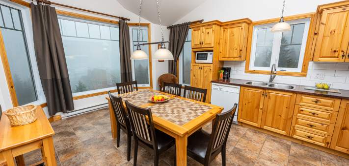 salle a manger - Chalet à louer Charlevoix