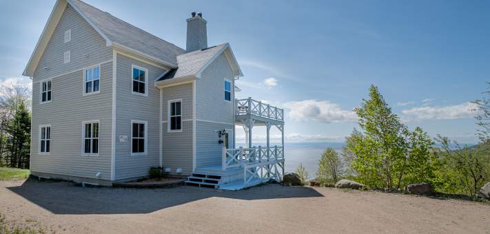 Stationnement pratique - Chalet à louer Charlevoix