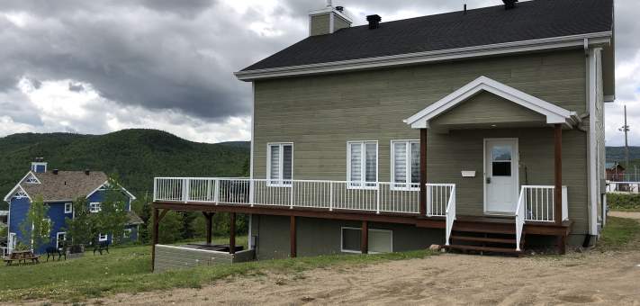 Entrée privée pour chaque unité  - Chalet à louer Charlevoix