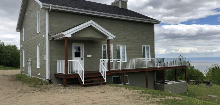 Entrée privée pour chaque unité  - Chalet à louer Charlevoix