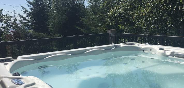 spa summer - Cottage for rent Charlevoix