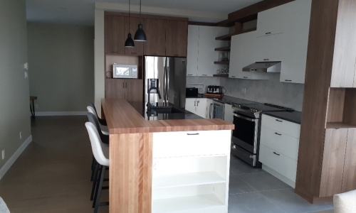 Cuisine de ce chalet à louer Massif - Chalet à louer Charlevoix