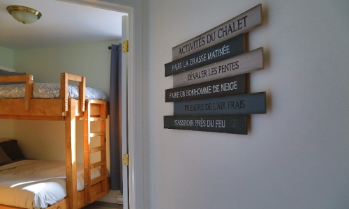 Room 3 Double and twin bed  - Cottage for rent Charlevoix