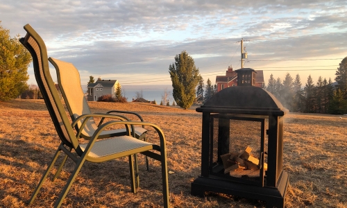 Outdoor Fire place  - Cottage for rent Charlevoix