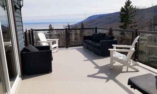 Extérieur Haut - Chalet à louer Charlevoix