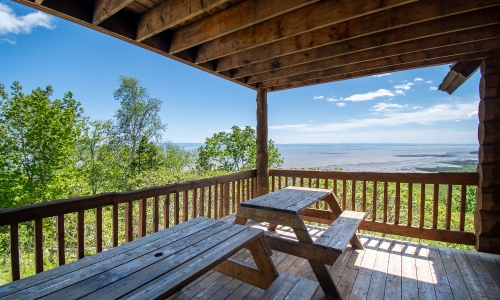 Le Scandinave Terrasse 1 avec BBQ  - Chalet à louer Charlevoix