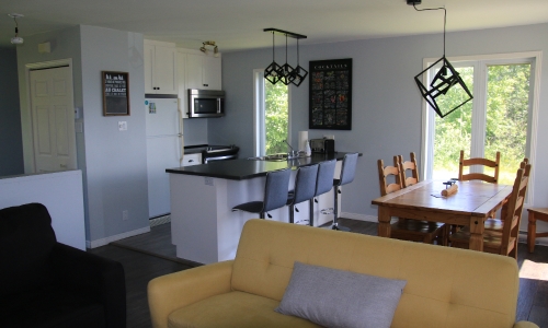 Salle à manger bas - Chalet à louer Charlevoix