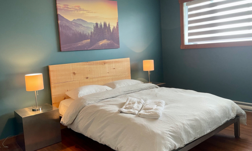 1st Bedroom - Cottage for rent Charlevoix