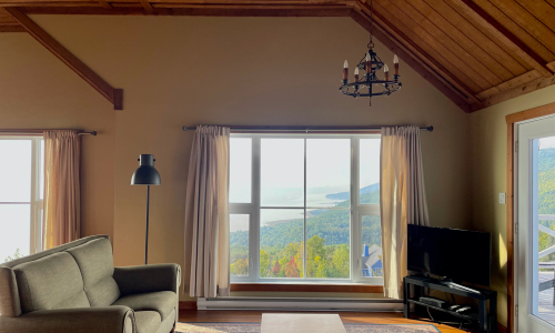 Living Room - Cottage for rent Charlevoix