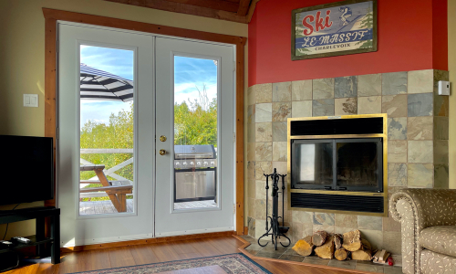 Living Room - Cottage for rent Charlevoix