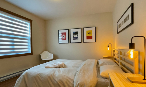 1st bedroom - Cottage for rent Charlevoix