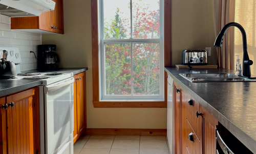 Cuisine (haut) - Chalet à louer Charlevoix