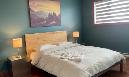 3ème chambre (bas) - Chalet à louer Charlevoix