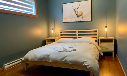 5ème chambre (bas) - Chalet à louer Charlevoix