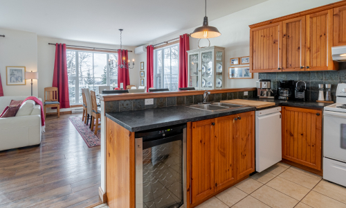 Kitchen - bottom unit - Cottage for rent Charlevoix