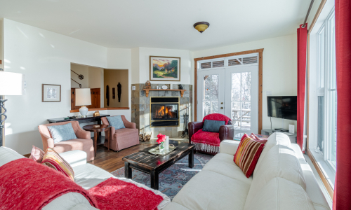 Living room - Cottage for rent Charlevoix