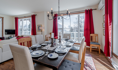 Dining room - L'Étoile de Charlevoix - Cottage for rent Charlevoix