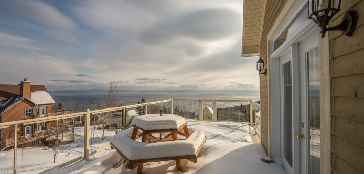 terrasse-116 haut a louer - Chalet à louer Charlevoix