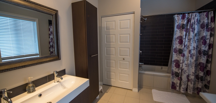 salle de bain rez-de-chaussé du chalet à louer - Chalet à louer Charlevoix