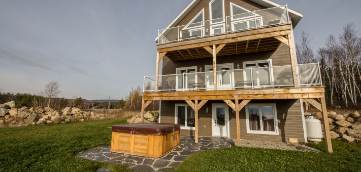 Chalet à louer avec Spa Petite-rivière-St-François, Charlevoix - Chalet à louer Charlevoix