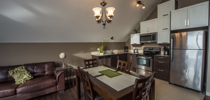 cuisine condo à louer Petite-rivière-St-François - Chalet à louer Charlevoix
