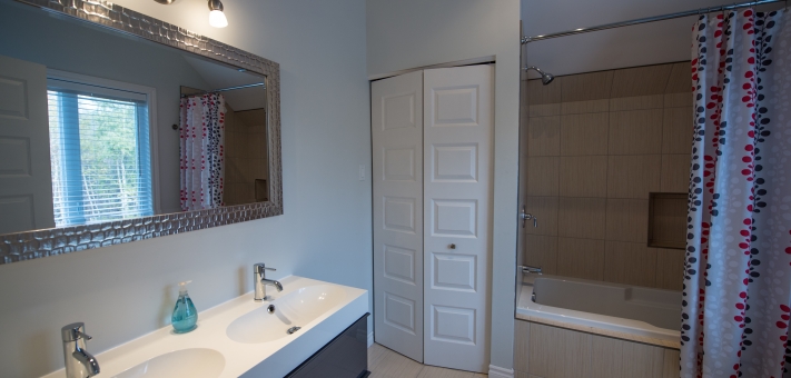 salle de bain condo en location charlevoix - Chalet à louer Charlevoix