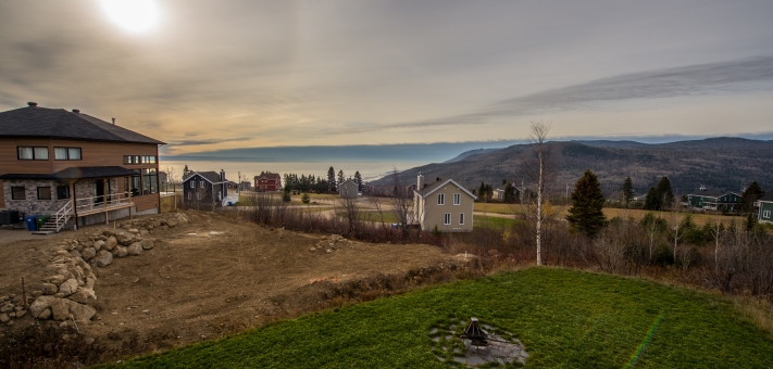 Meilleure vue du versant du massif - Chalet à louer Charlevoix