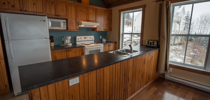 Cuisine de ce chalet à louer Charlevoix - Chalet à louer Charlevoix