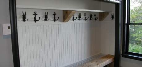 Chalet for rent Ilaali at Versant du Massif, with its change and drying room after outdoor activities.