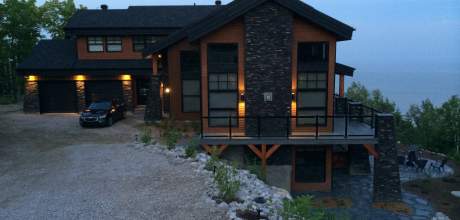 Ilaali in Charlevoix at twilight wishes you good night.