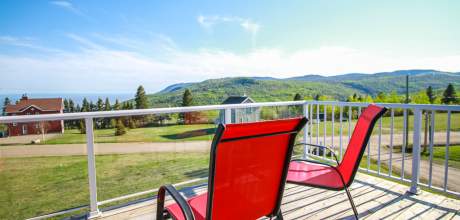 Loft balcony with spectacular view