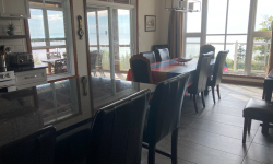 Kitchen, dining room and heated screen porch